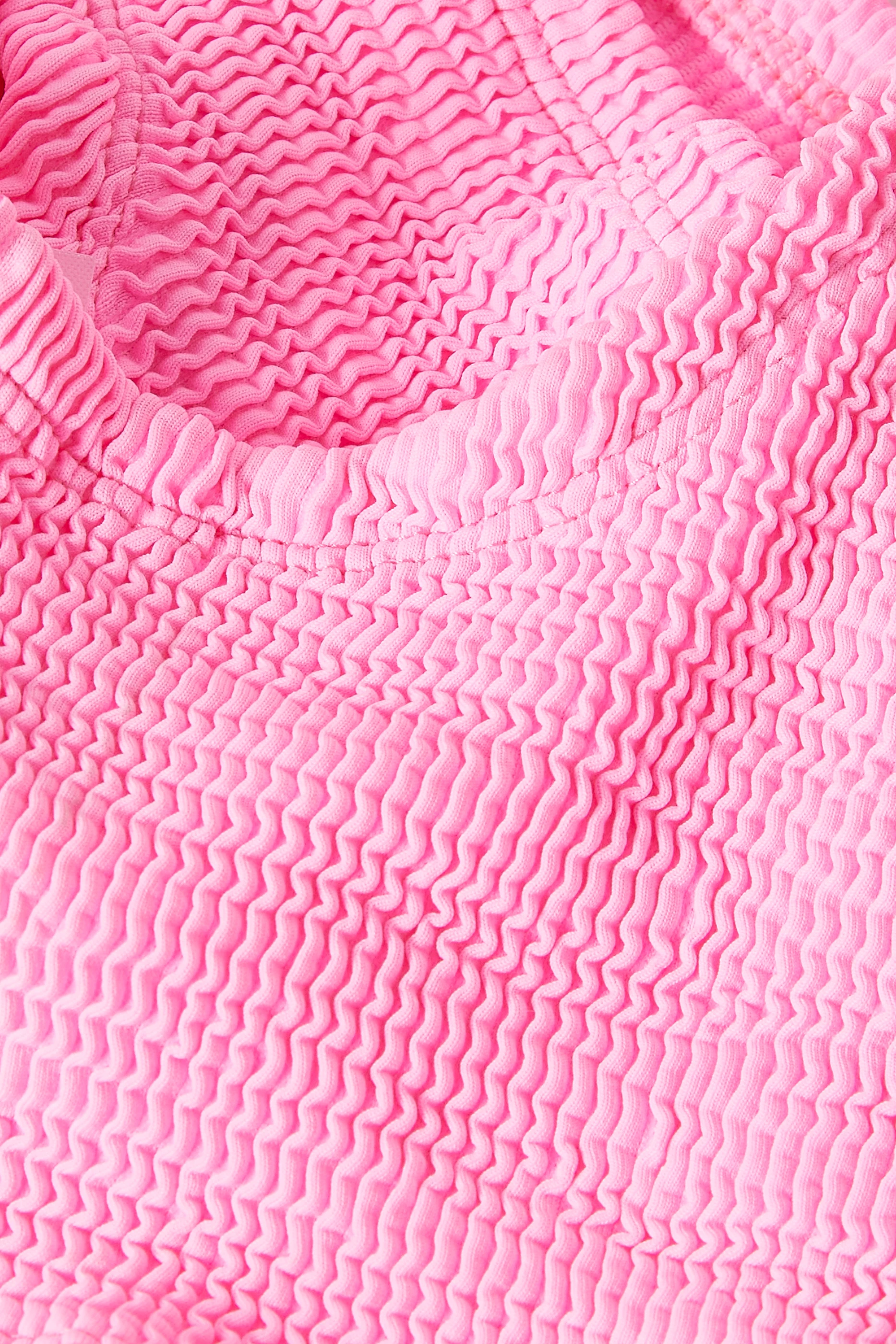 Sofi Mini İtalyan Crinkle Bikini Takımı Neon Pembe