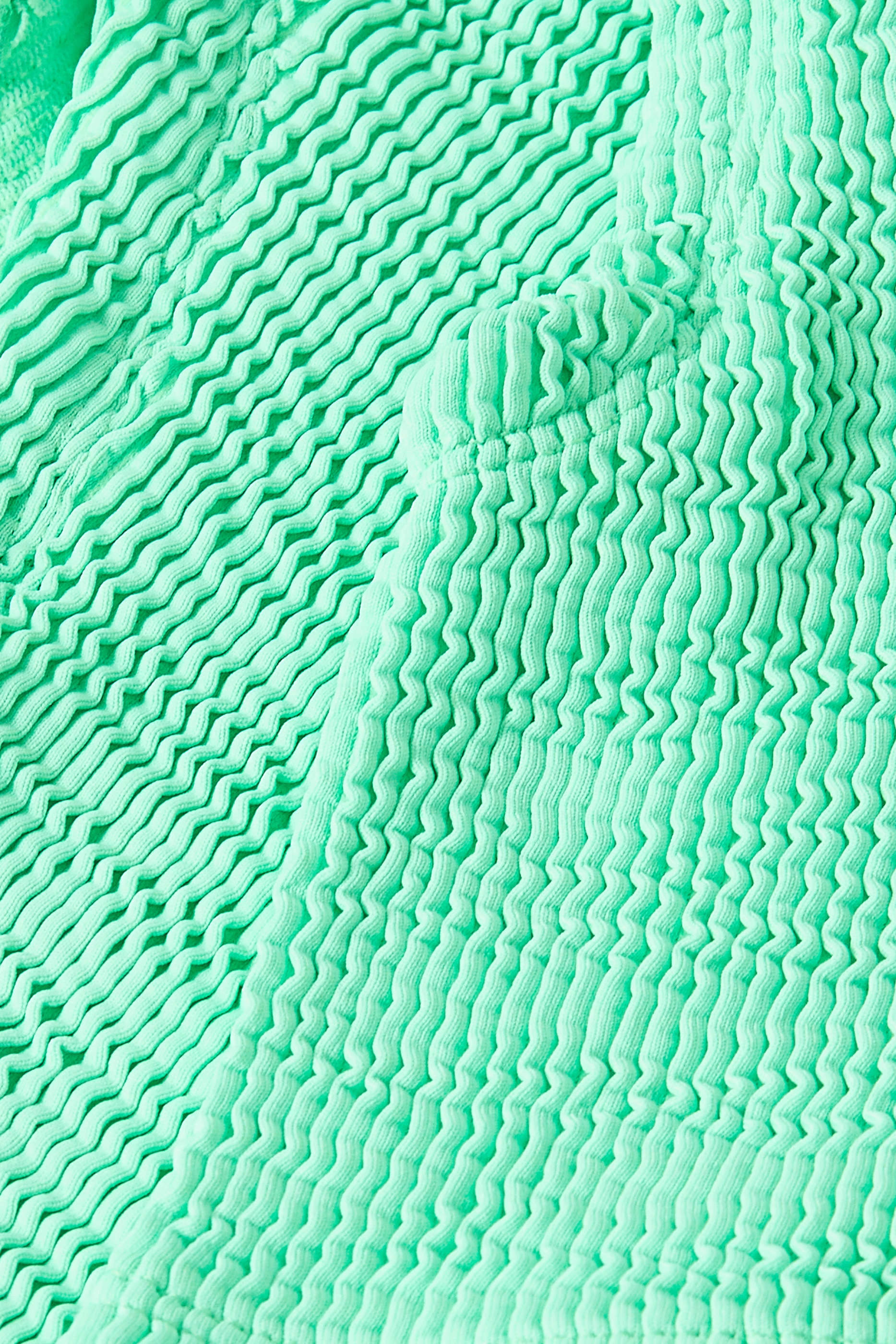 Sofi Mini İtalyan Crinkle Bikini Takımı Neon Yeşil