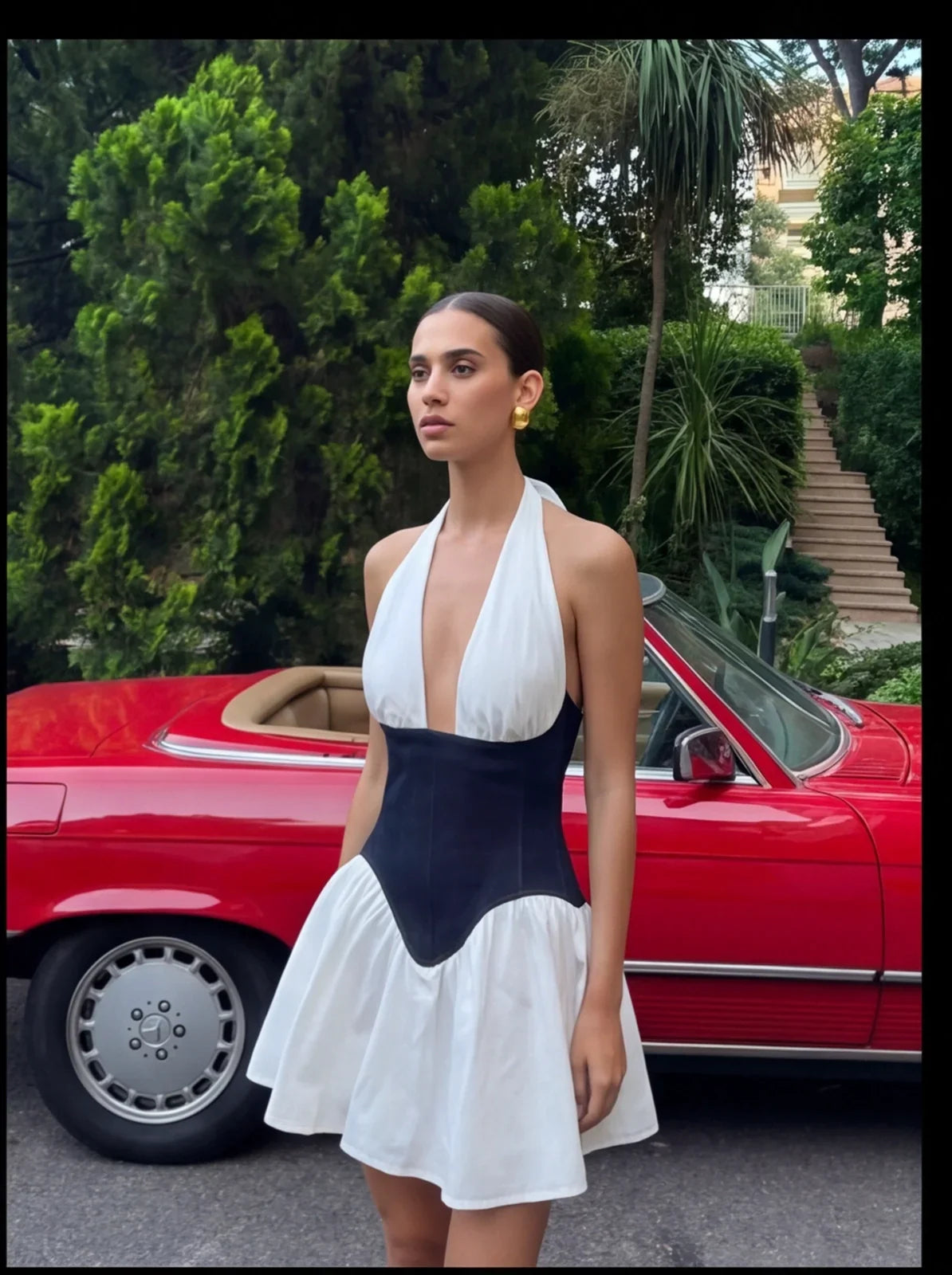 Merlyn Çivit Mavi Denim Pamuklu Mini Elbise