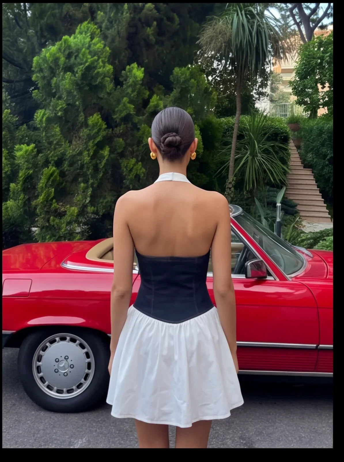 Merlyn Çivit Mavi Denim Pamuklu Mini Elbise