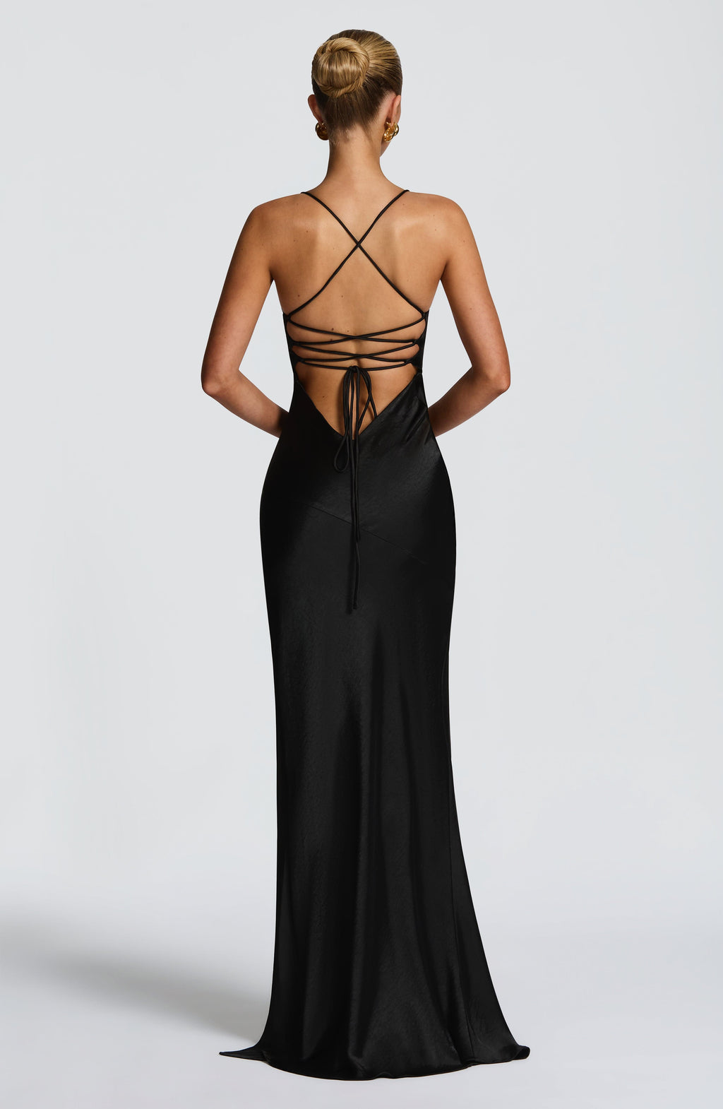 Isobel Maxi Elbise - Siyah