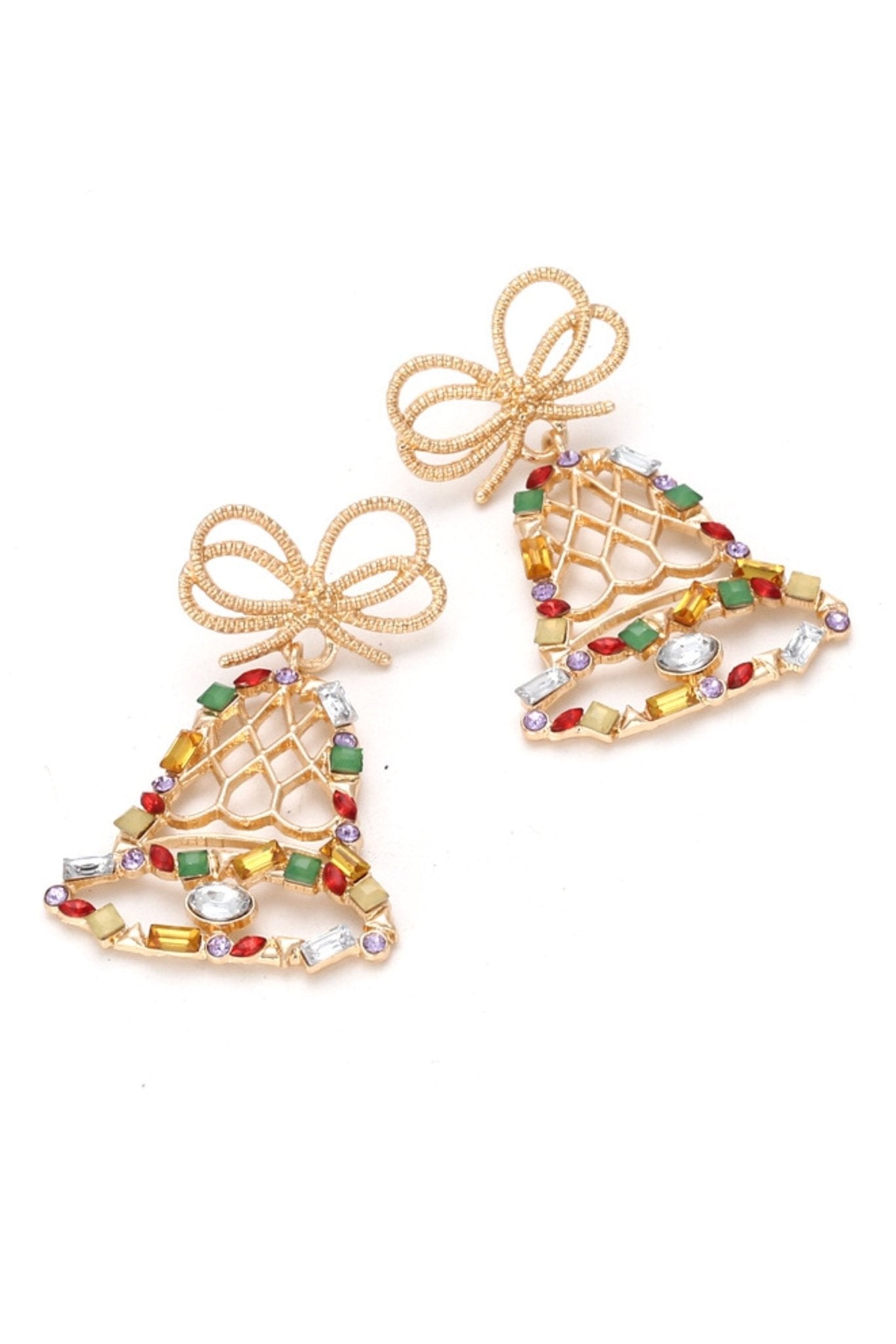Jingle Bells Pırlanta Damla Küpe