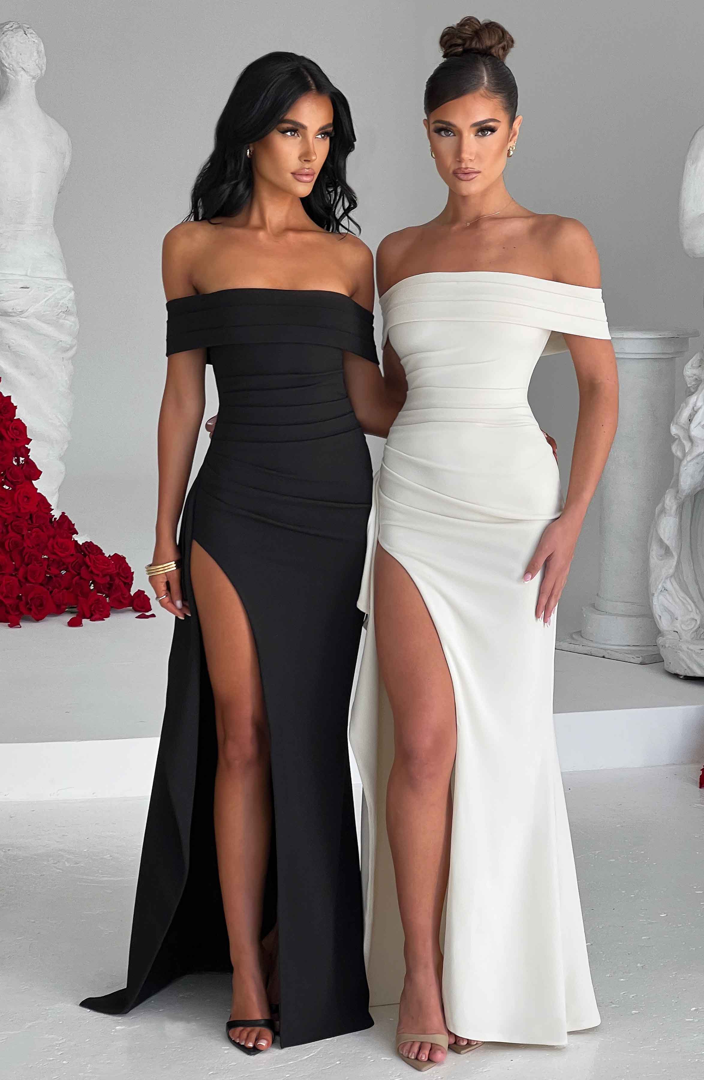 Joyce Maxi Elbise - Siyah