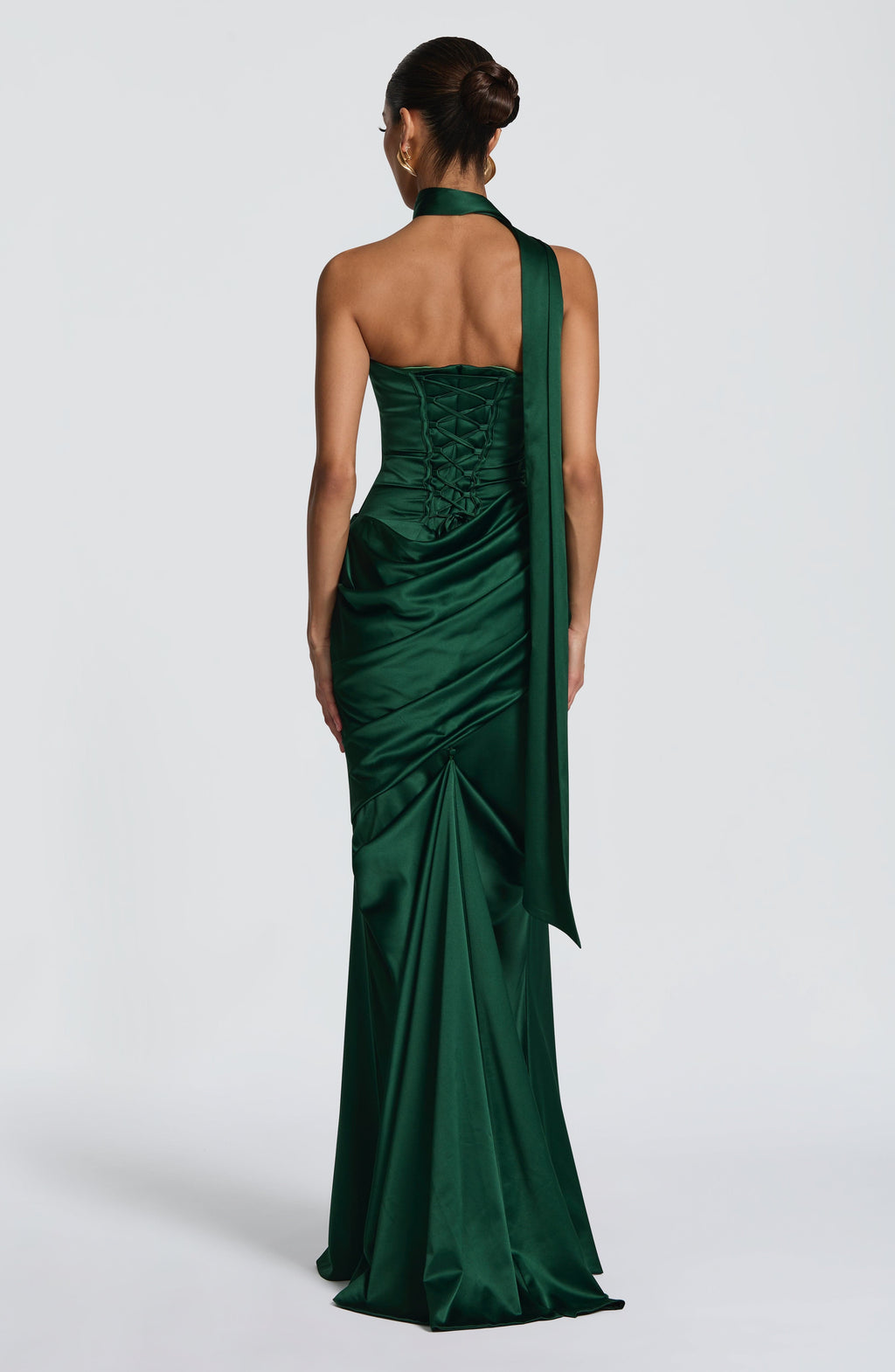 Kensington Maxi Elbise - Zümrüt Yeşili