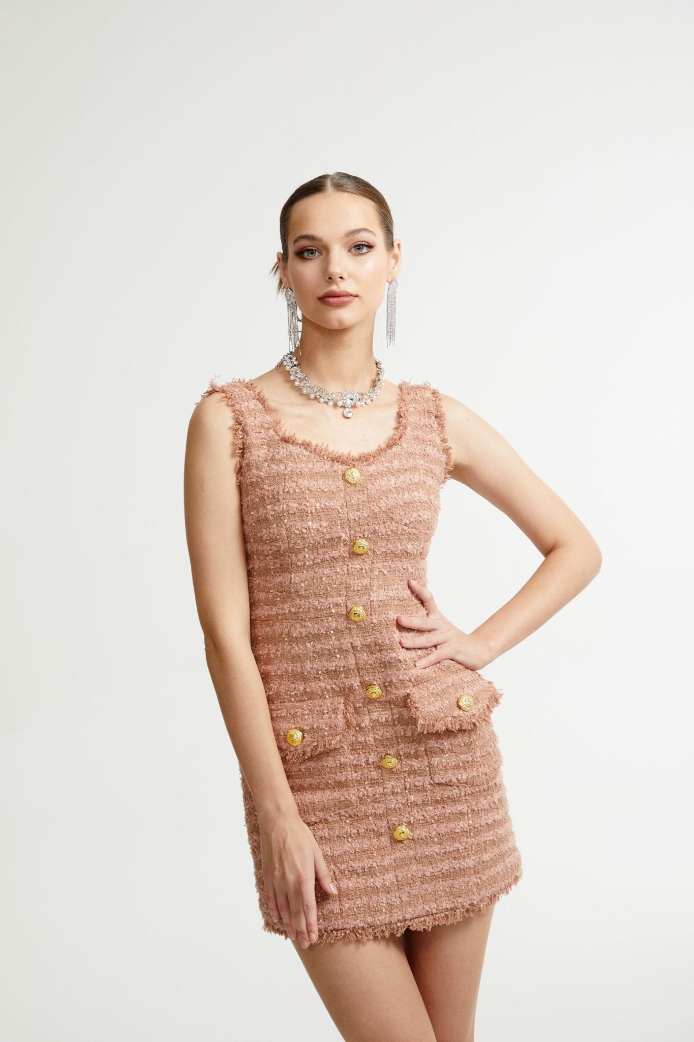 Liane tüvit mini elbise