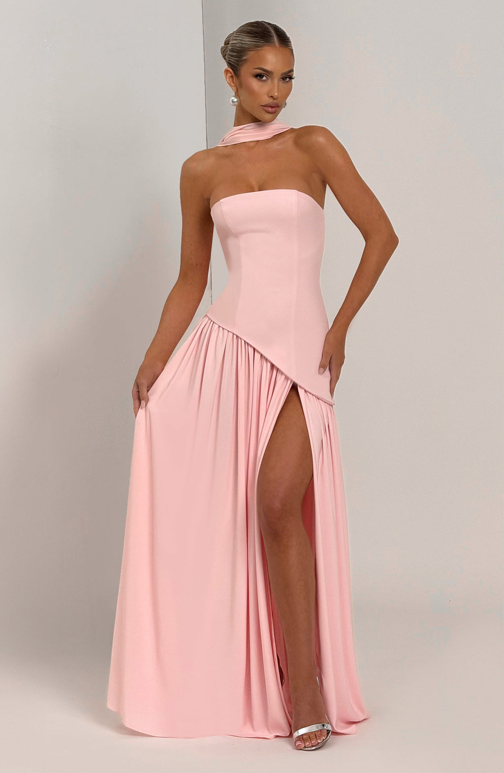 Maliyah Maxi Elbise - Pembe