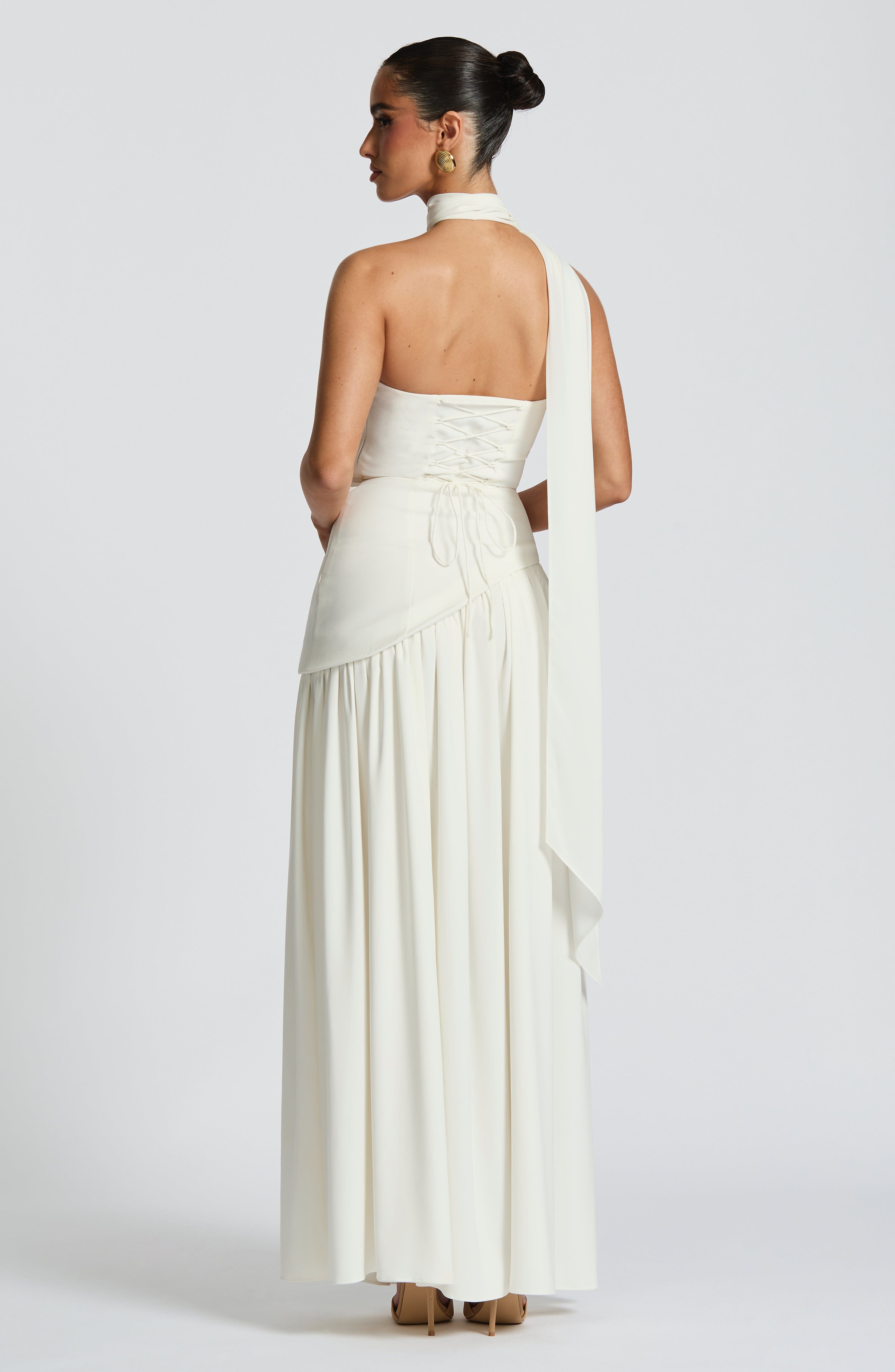 Maliyah Maxi Elbise - Fildişi