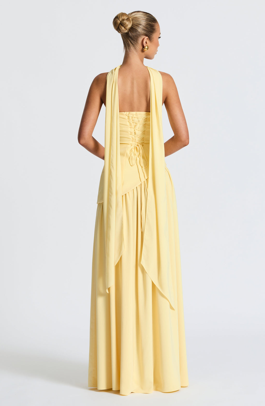Maliyah Maxi Elbise - Sarı
