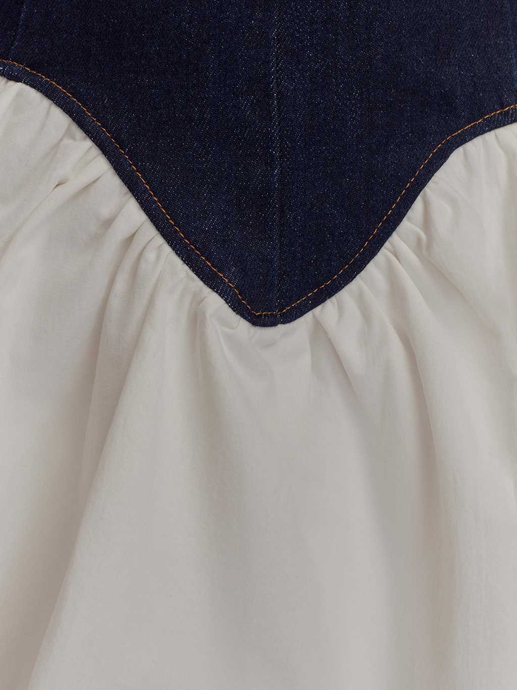 Merlyn Çivit Mavi Denim Pamuklu Mini Elbise