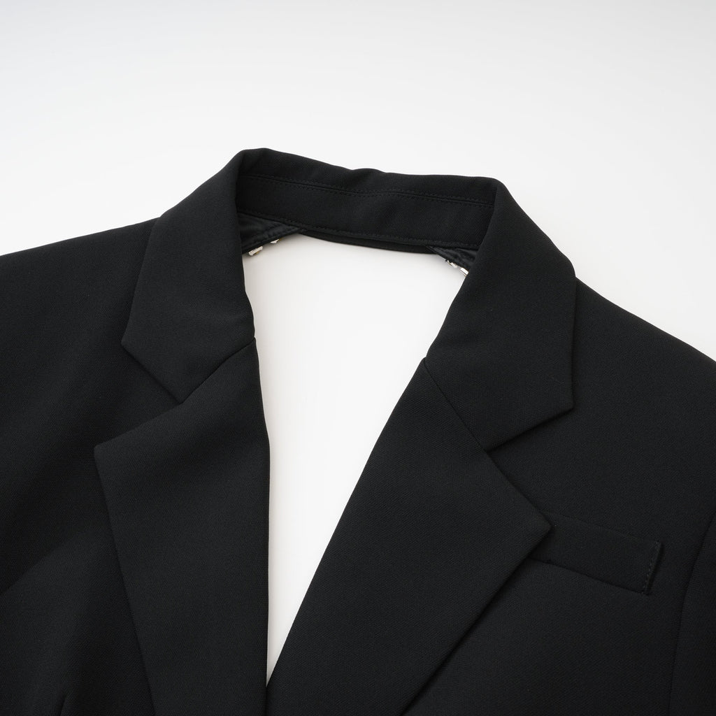 Odette Siyah Arkası Açık Blazer