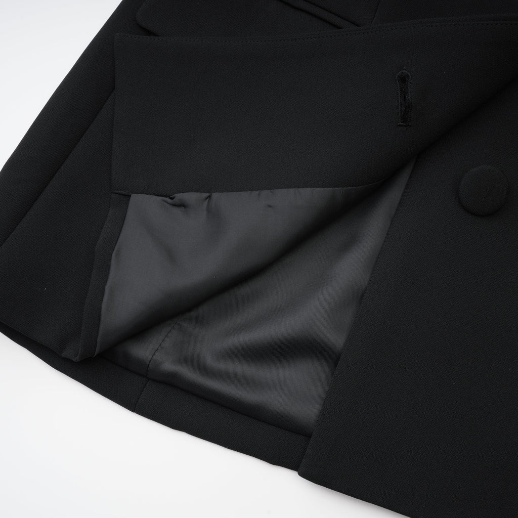 Odette Siyah Arkası Açık Blazer