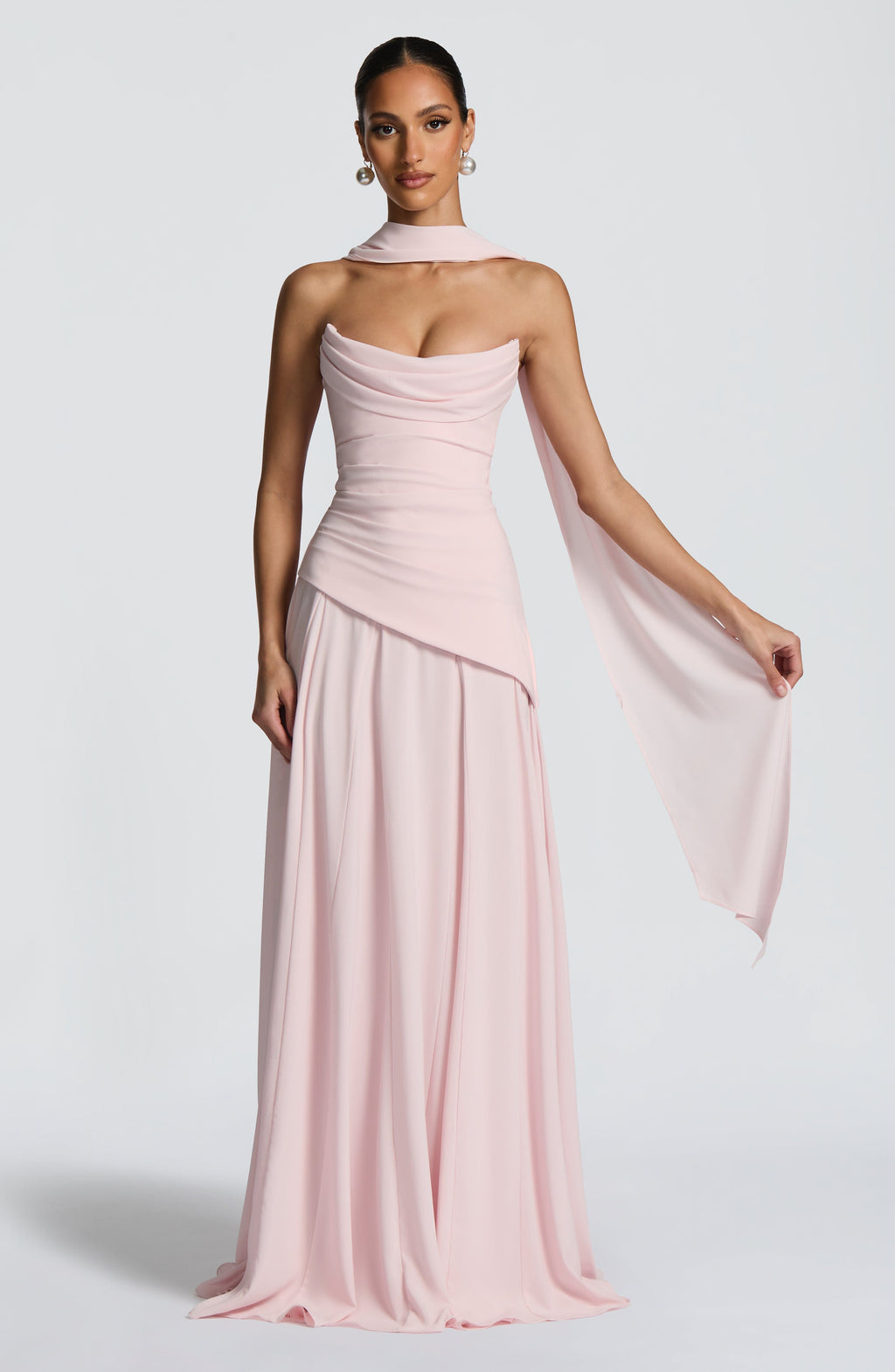 Patricia Maxi Elbise - Pembe