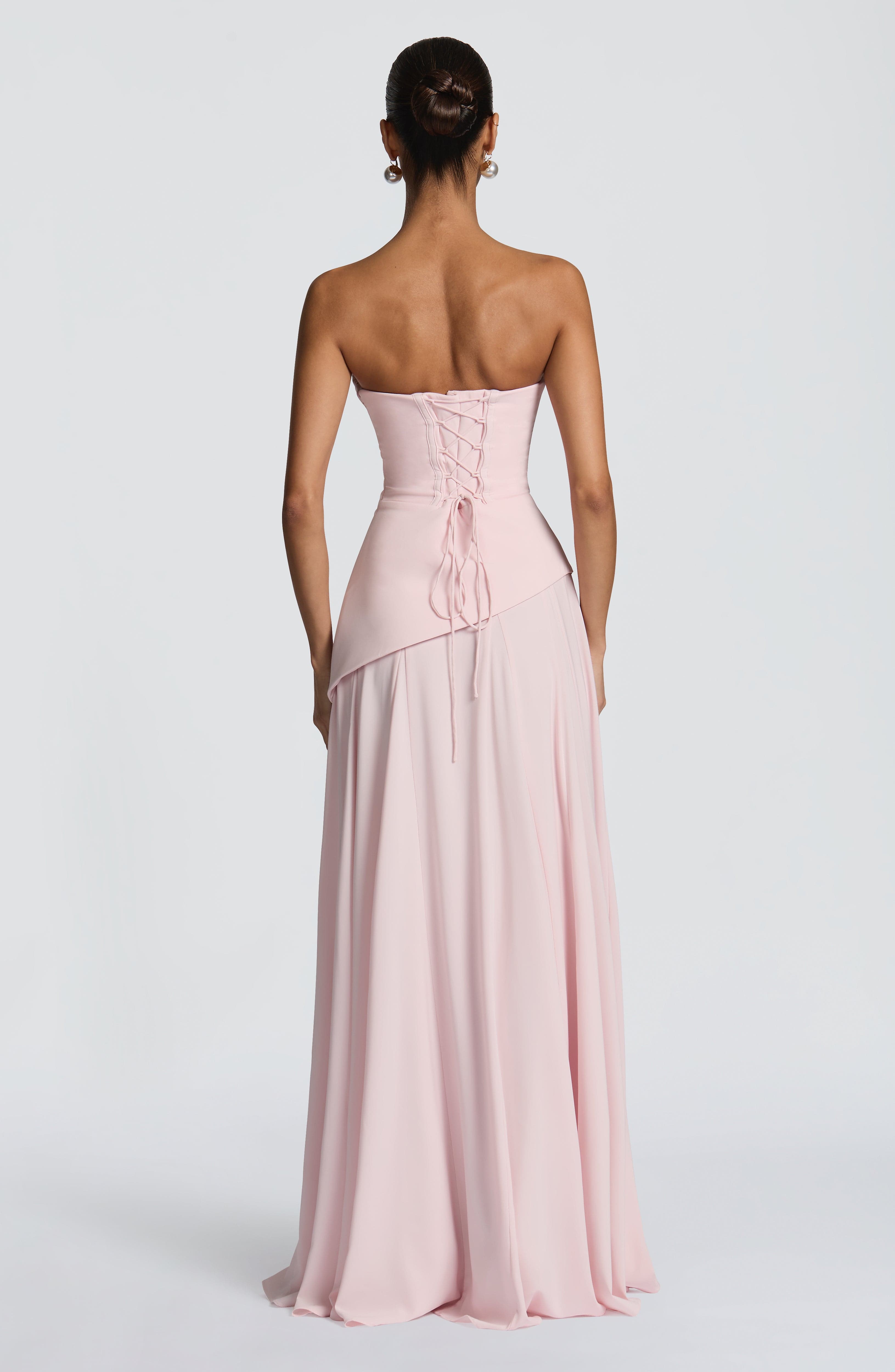 Patricia Maxi Elbise - Pembe
