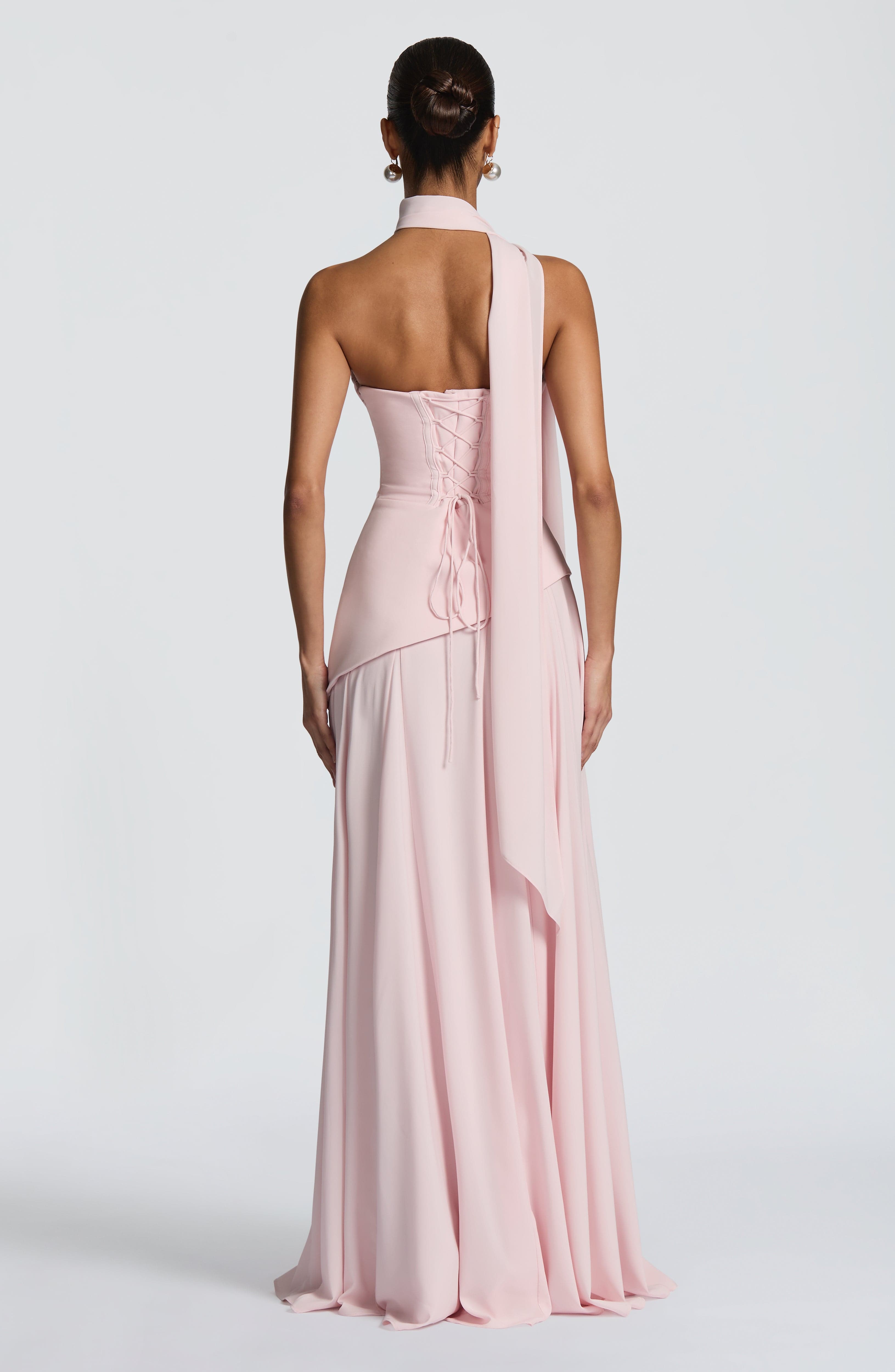Patricia Maxi Elbise - Pembe