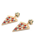 Pizza Diamante Damla Küpe
