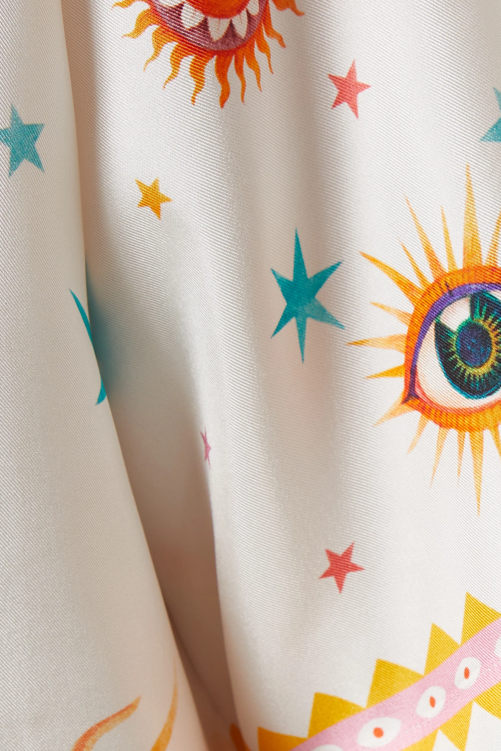 Shirt Midheaven Baskılı İpek Twill