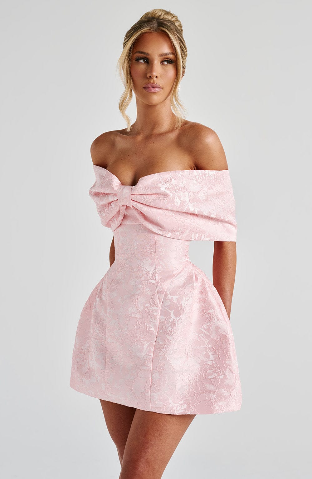 Raquel Mini Elbise - Pembe