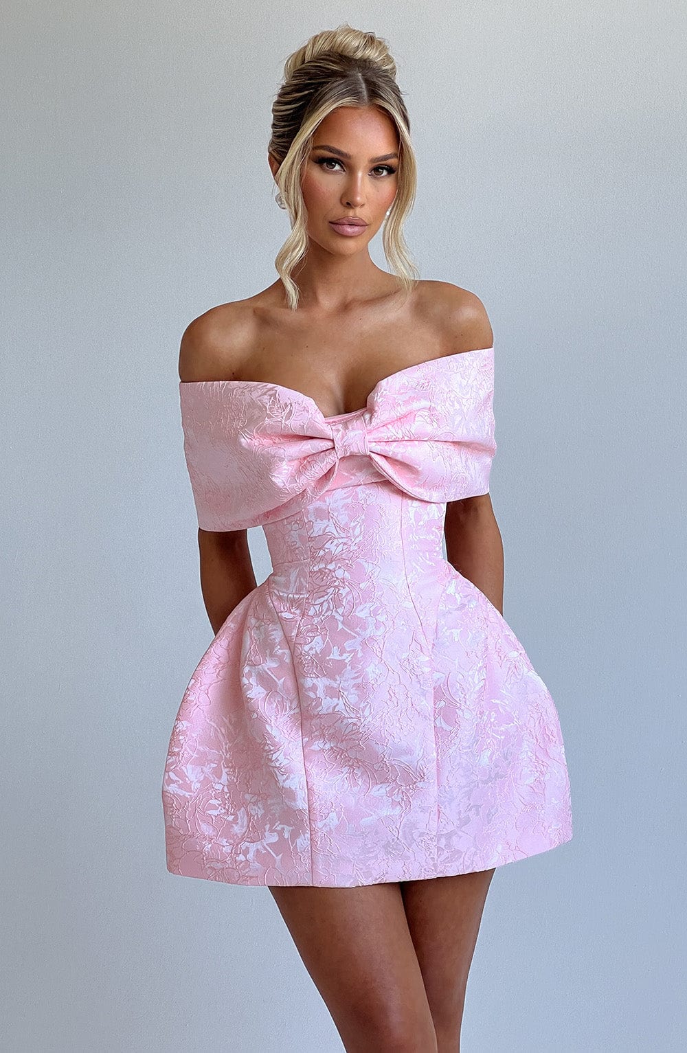 Raquel Mini Elbise - Pembe