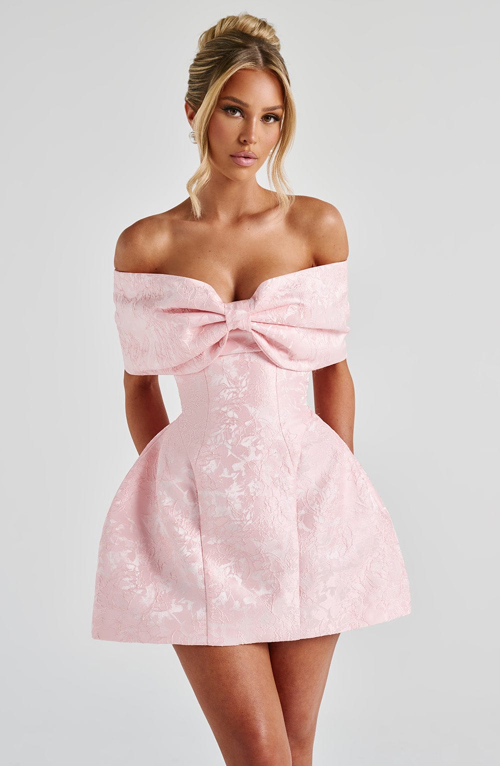 Raquel Mini Elbise - Pembe