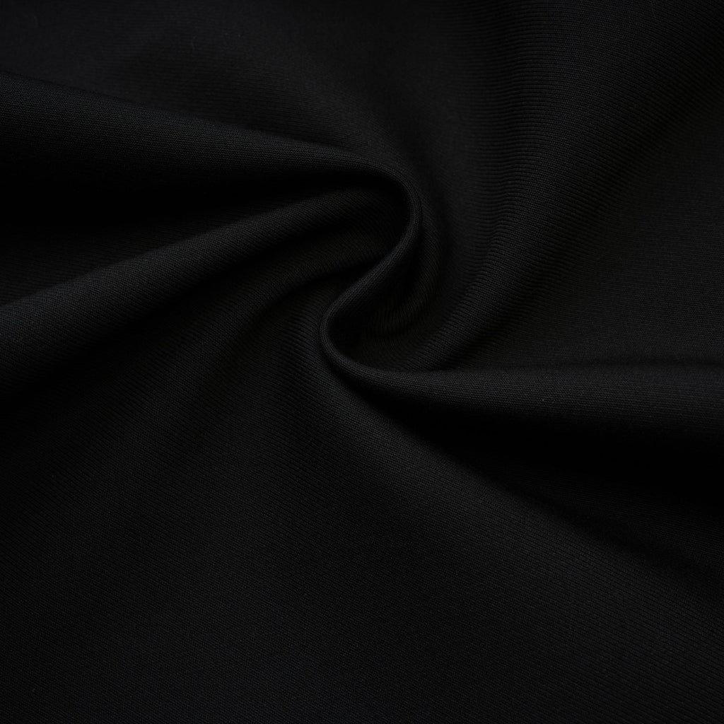 Renée Siyah Bol Kesim Tek Düğmeli Yün Blazer