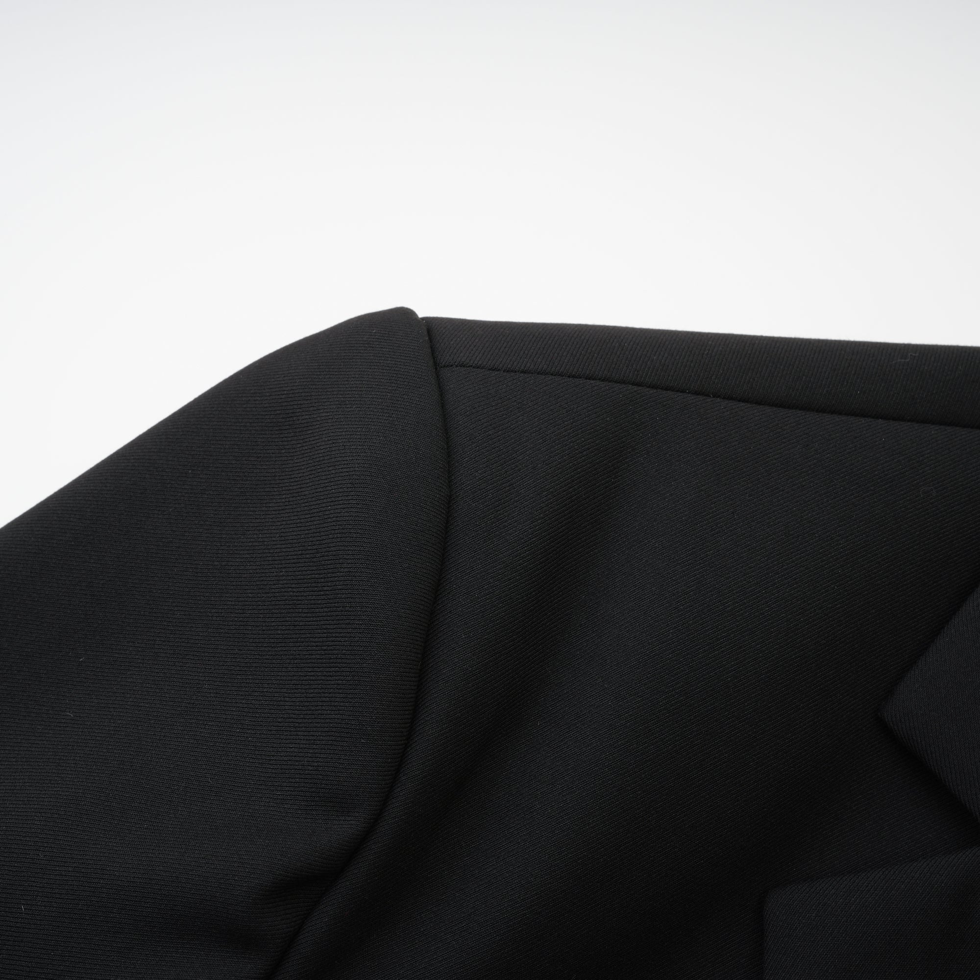 Renée Siyah Bol Kesim Tek Düğmeli Yün Blazer