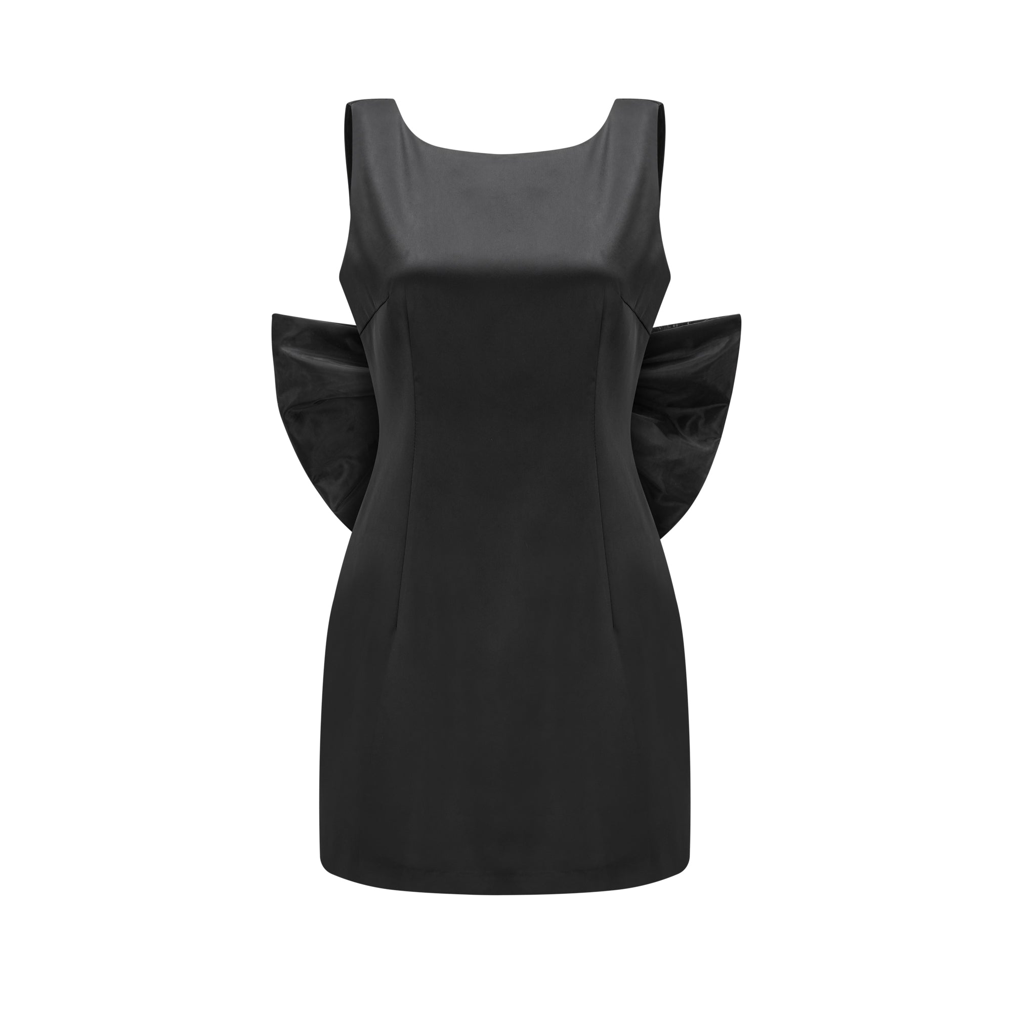 Sadiye fiyonklu mini elbise