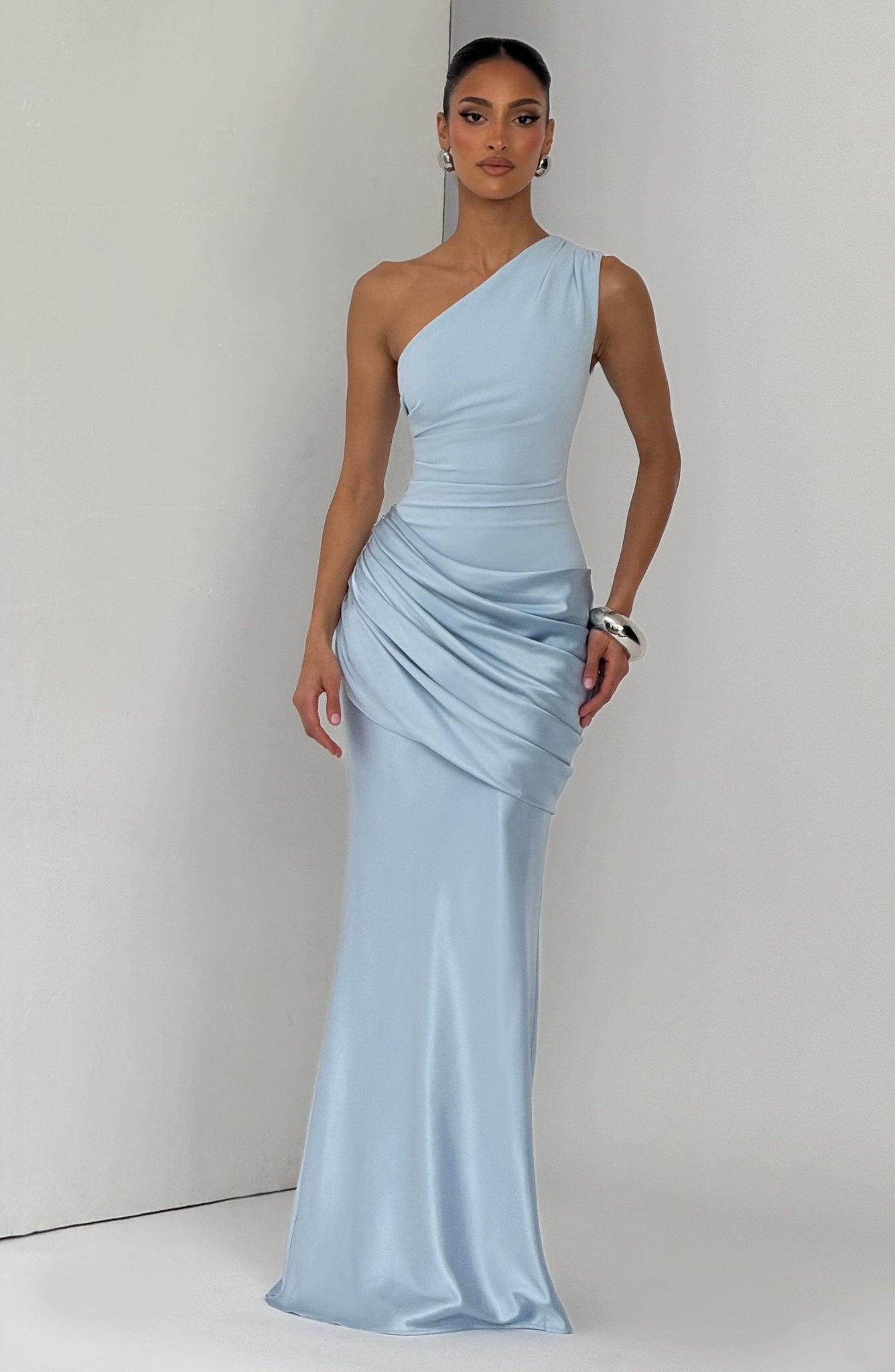 Sadona Maxi Elbise - Buz Mavisi
