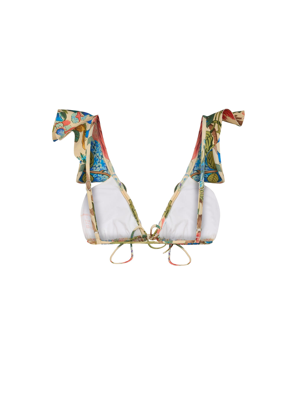 Azra Fırfırlı Üçgen Bikini Üstü Liora