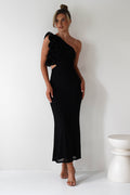 Sydney Bodycon Maksi Elbise | Siyah