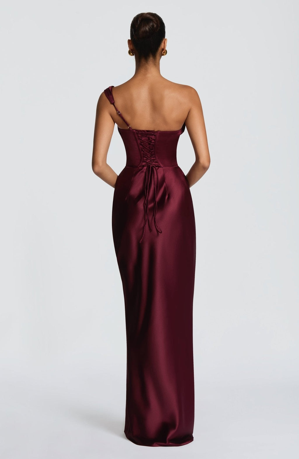 Thalassa Maxi Elbise - Kiraz Rengi
