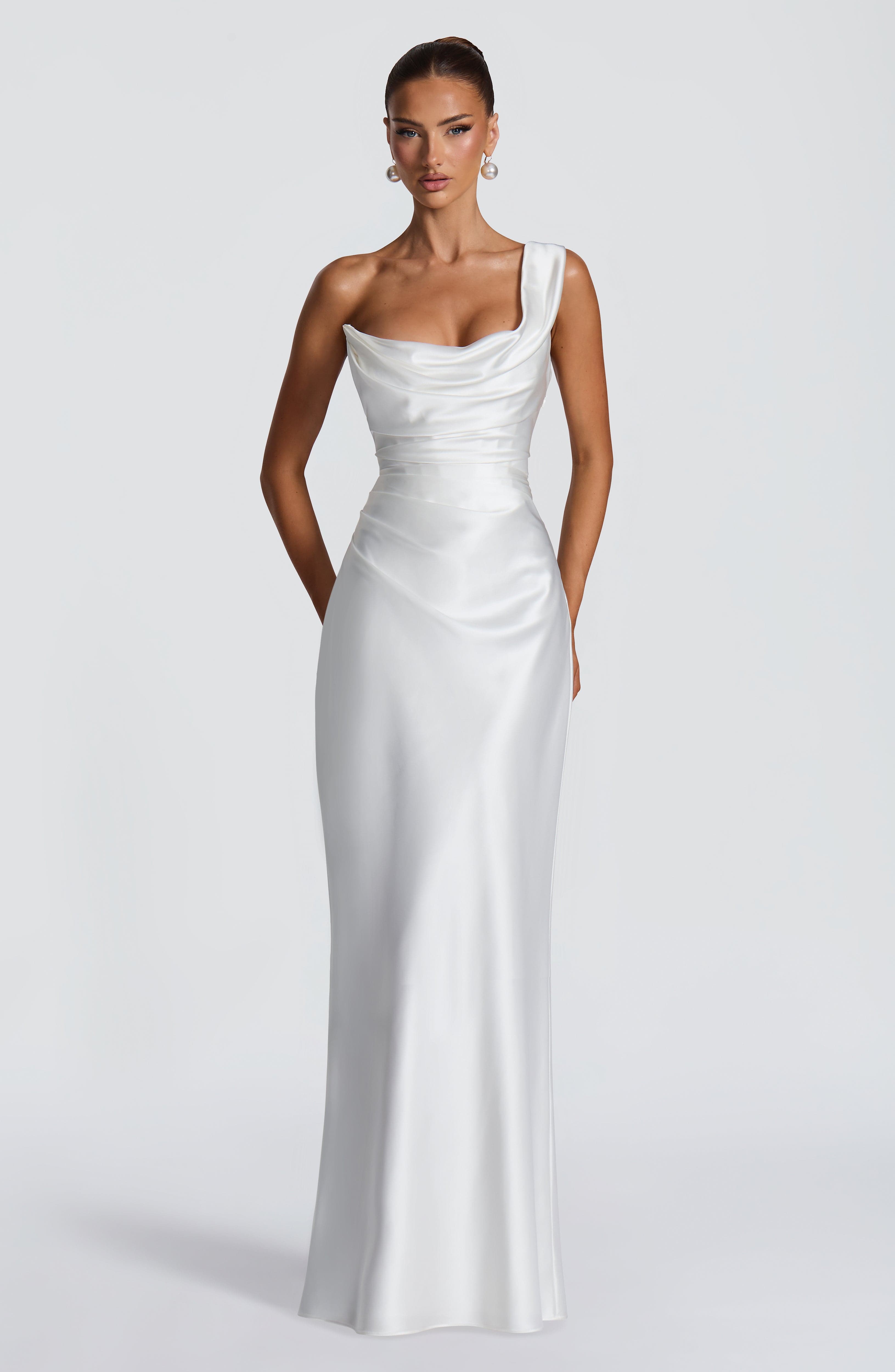 Thalassa Maxi Elbise - Fildişi