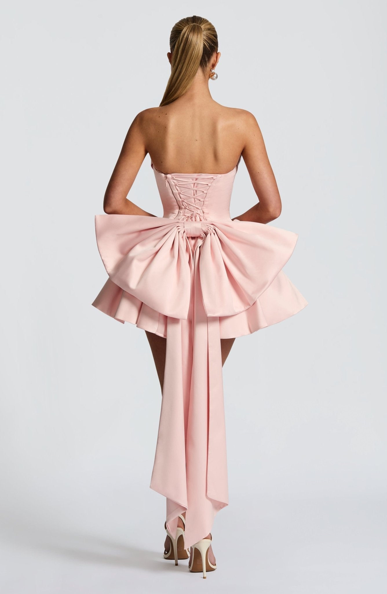 Trinity Mini Elbise - Pembe