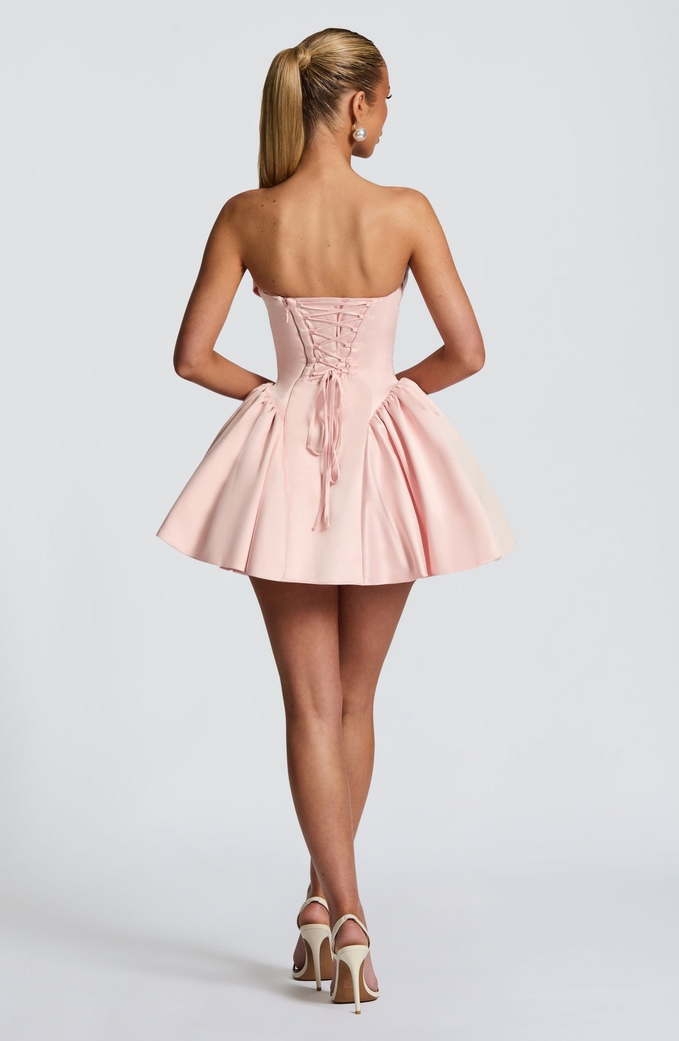 Trinity Mini Elbise - Pembe