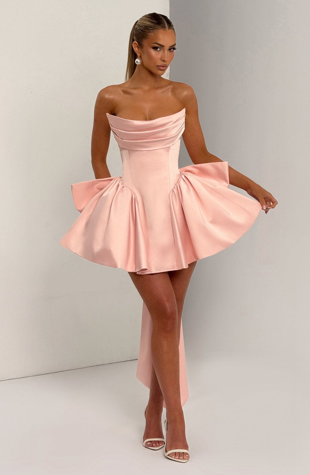 Trinity Mini Elbise - Pembe