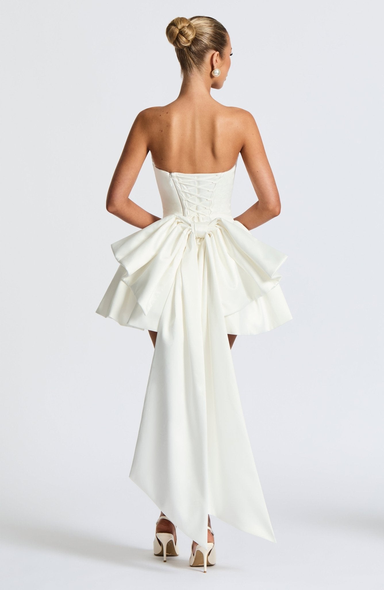 Trinity Mini Elbise - Fildişi