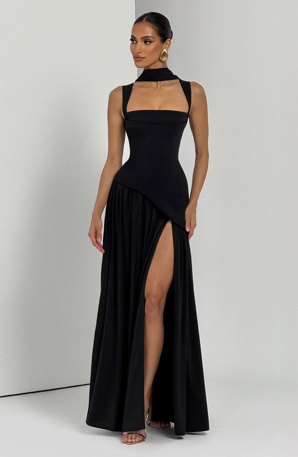 Tullulah Maxi Elbise - Siyah