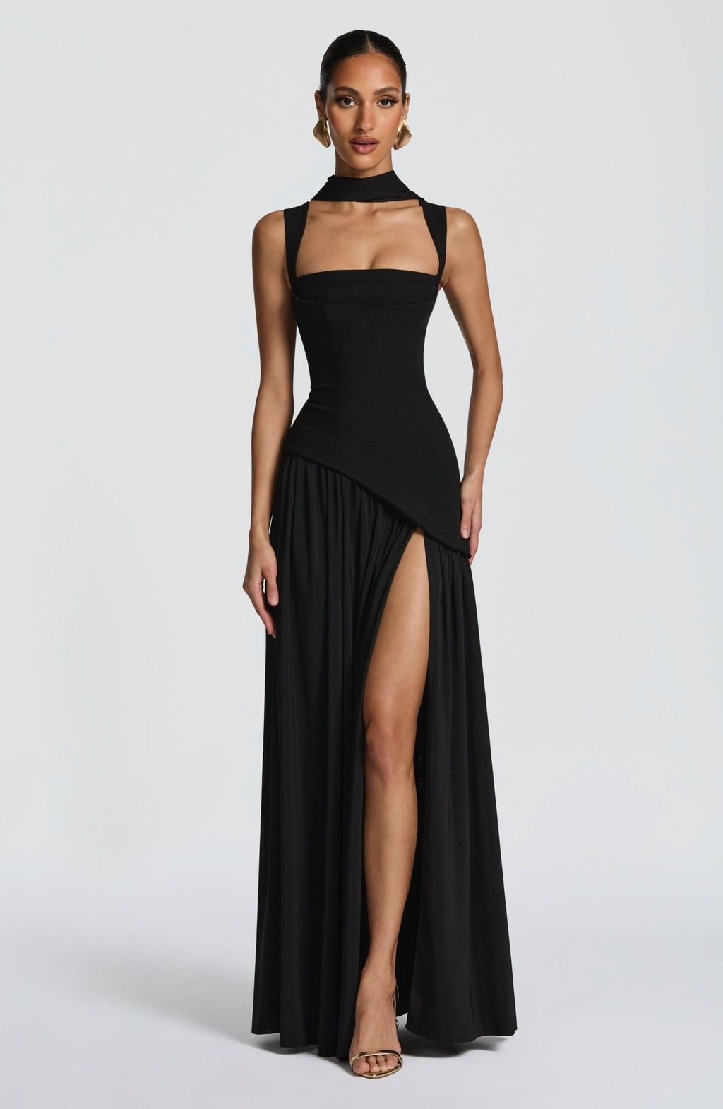 Tullulah Maxi Elbise - Siyah
