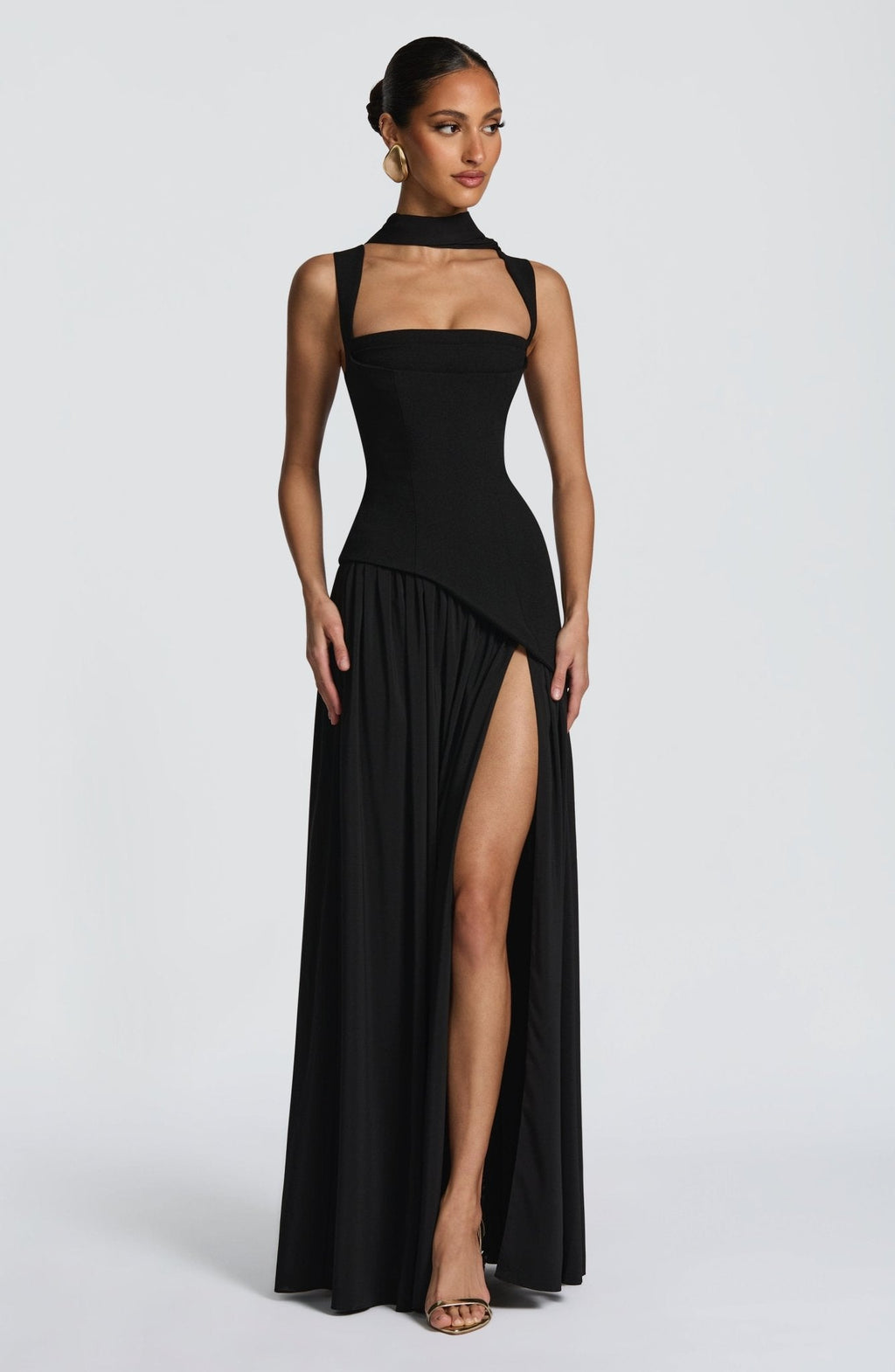 Tullulah Maxi Elbise - Siyah