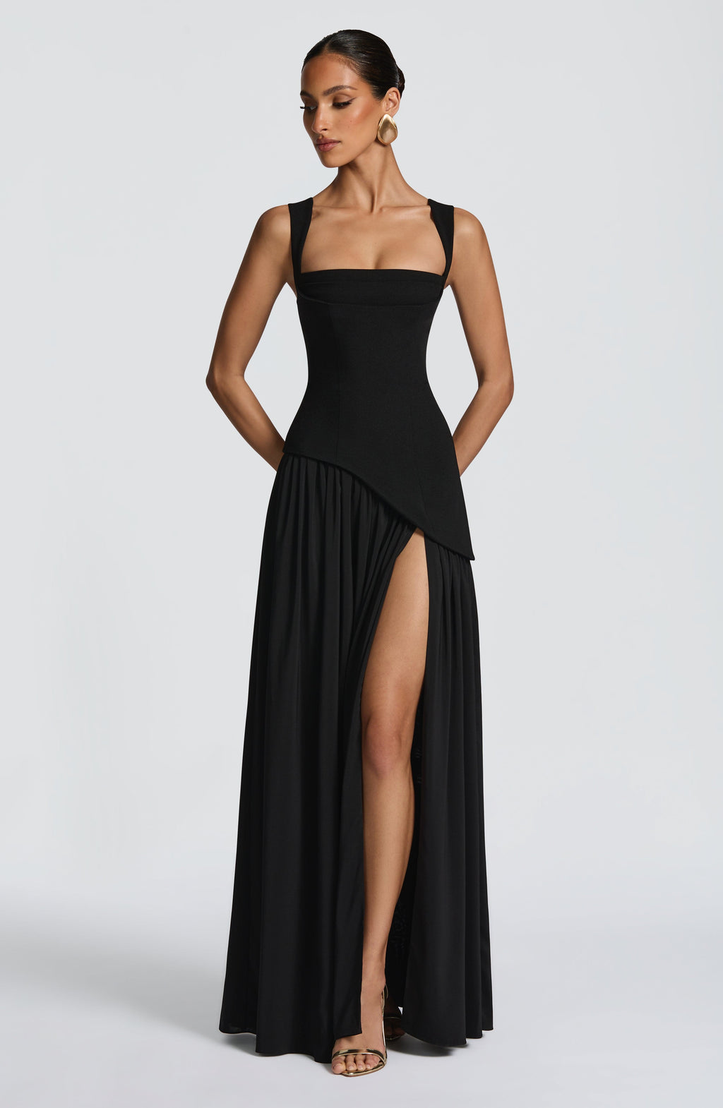 Tullulah Maxi Elbise - Siyah