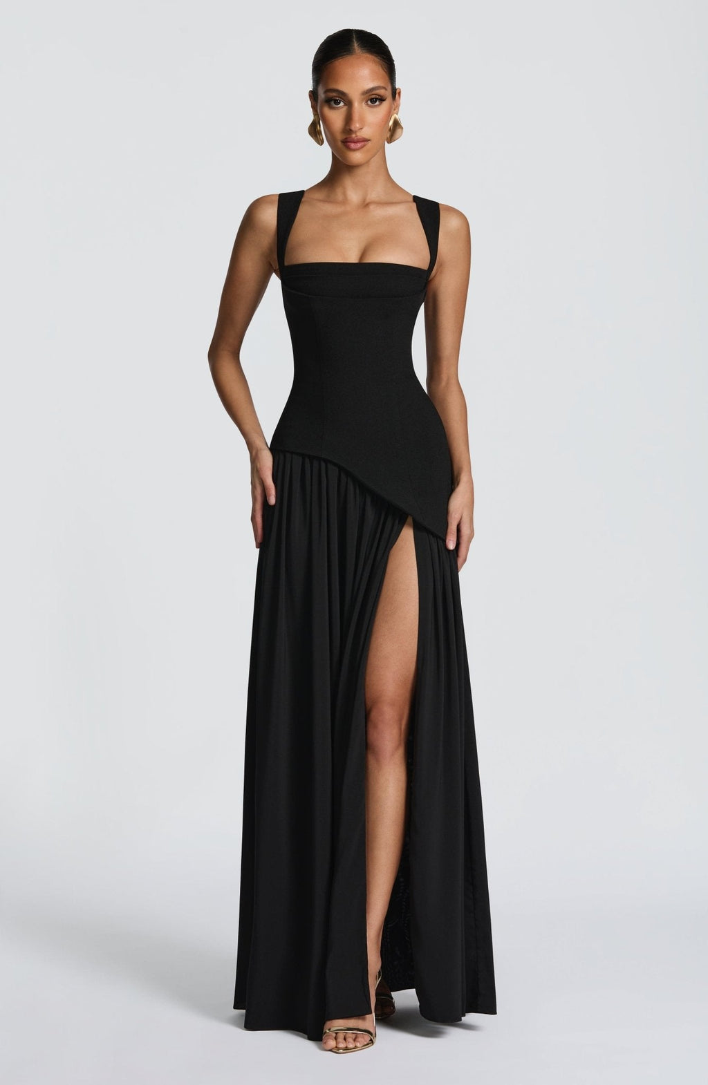 Tullulah Maxi Elbise - Siyah