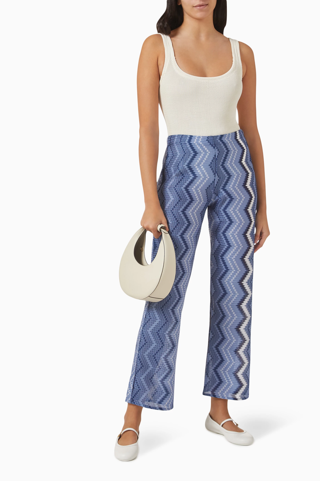 Beach Trousers In Blue Jasper