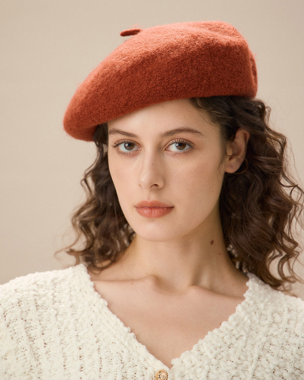 Klasik Yün Beret Şapka